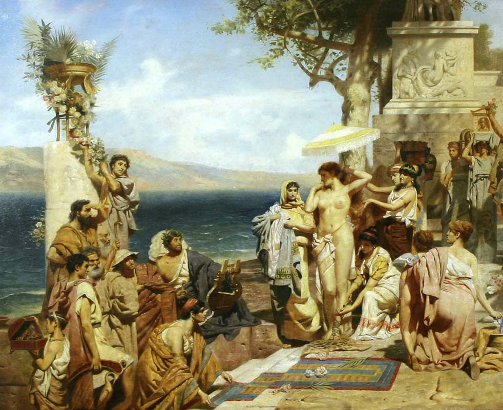 Phryne at the Poseidonia in Eleusis-Copy
